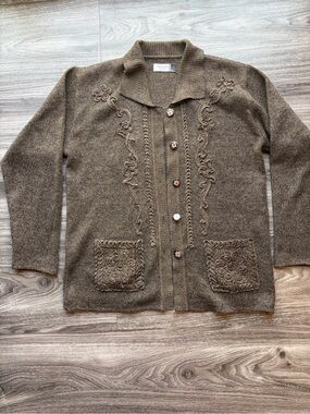 Jon & Anna vintage-retro, cozy aesthetic women's cardigan sweater M/L
